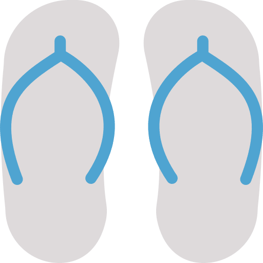 Summer, flip flop, sandal icon