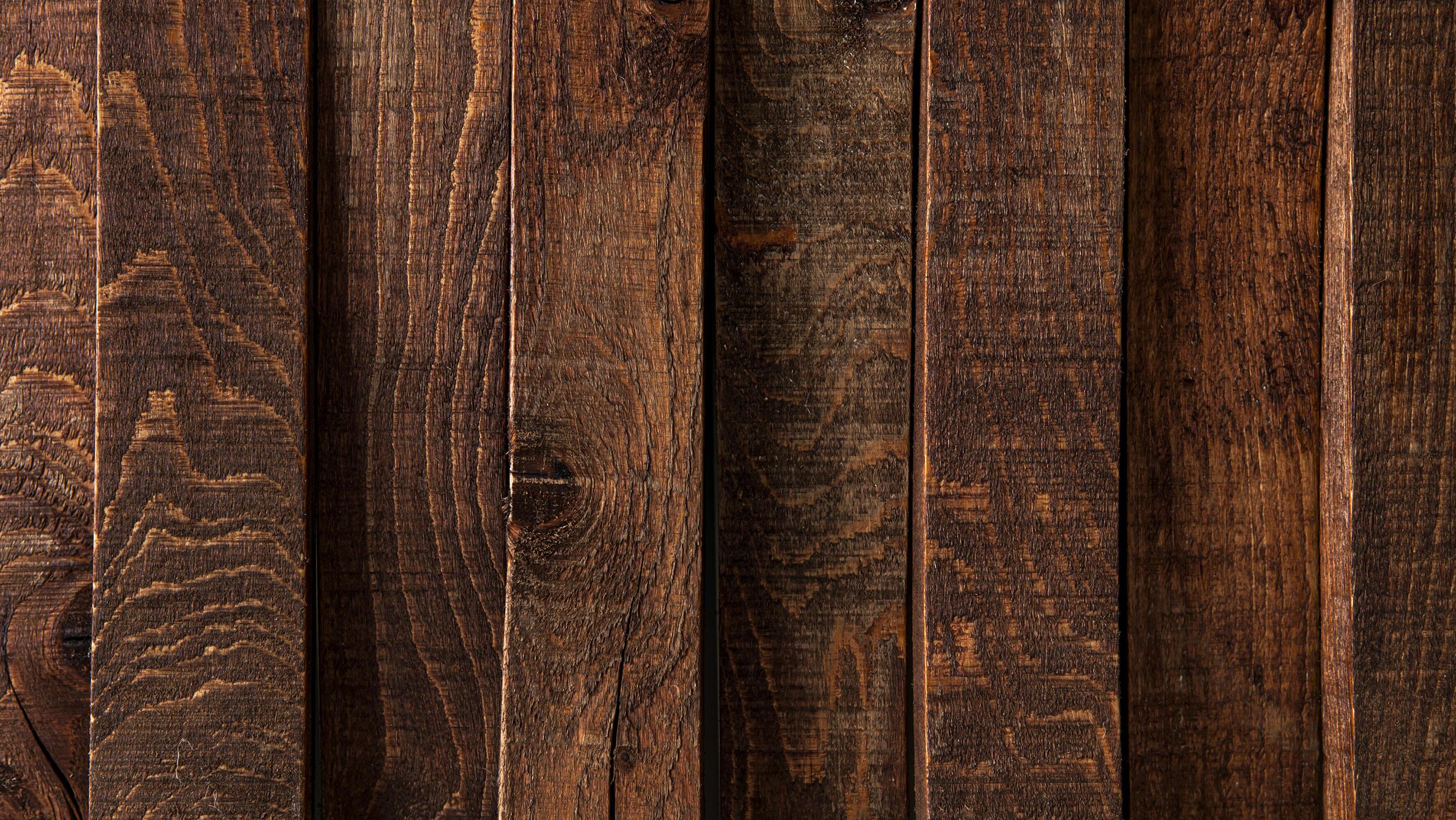 Dark wood texture. Background dark wooden panels. Stock Free