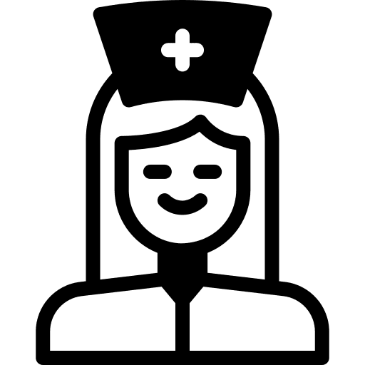 Nurse, illness, nurses icon