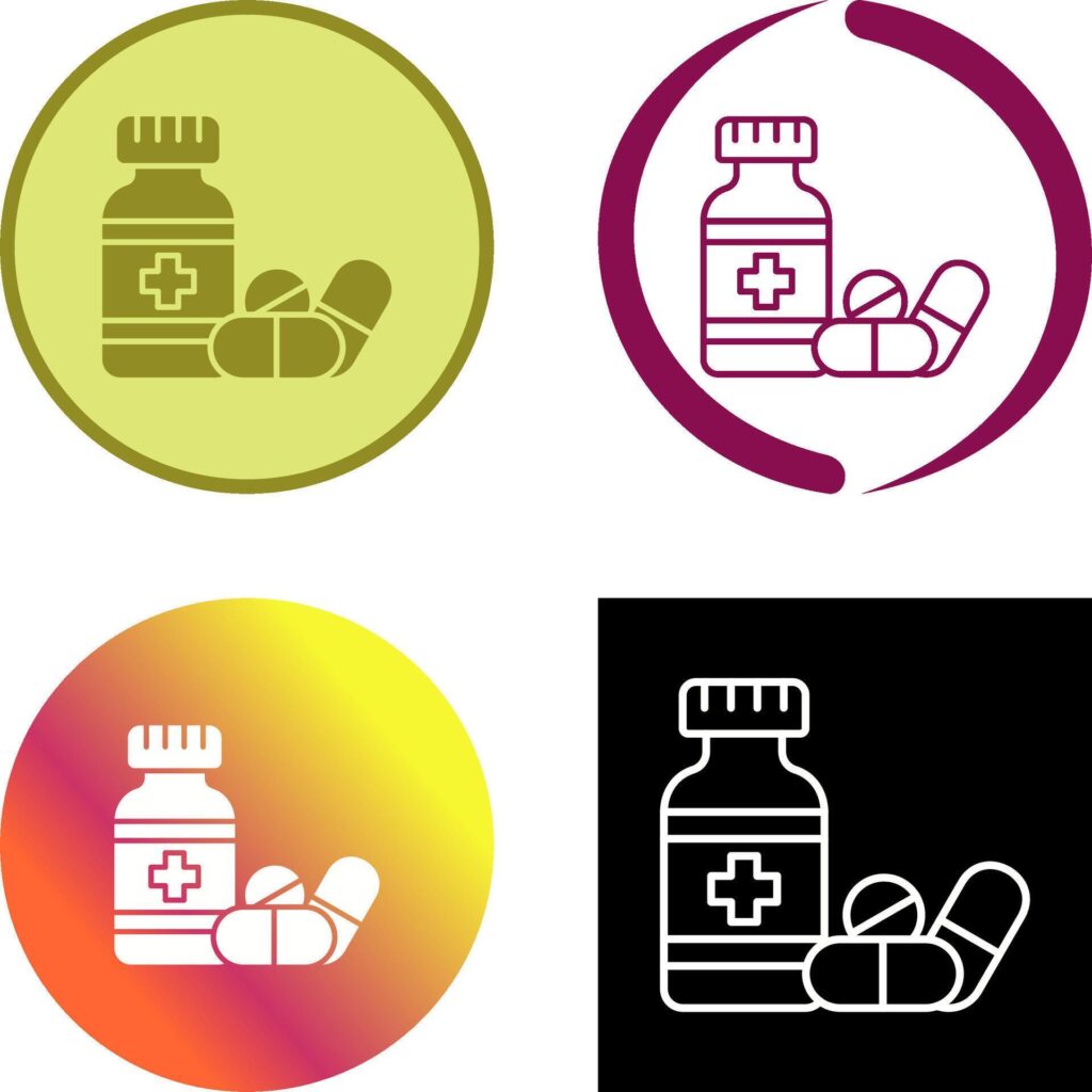 Medicine Icon Design Stock Free