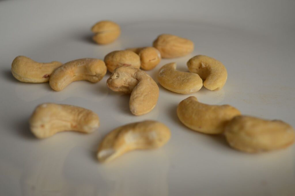 Cashewnuts Closeup Dish Stock Free