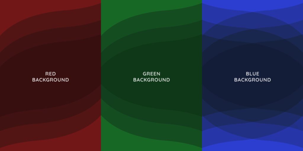 Abstract Wave Red, Green And Blue Background Free Vector