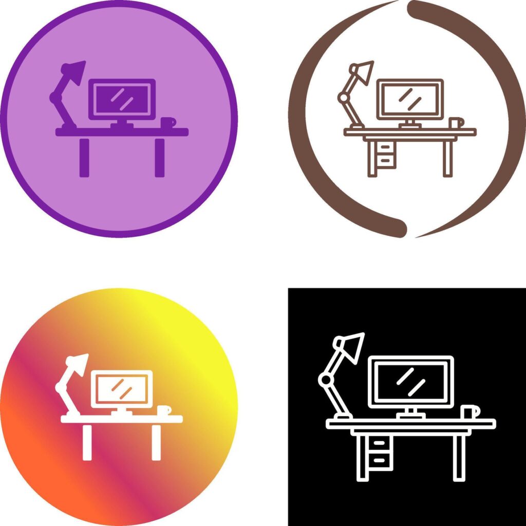 Workspace Icon Design Stock Free