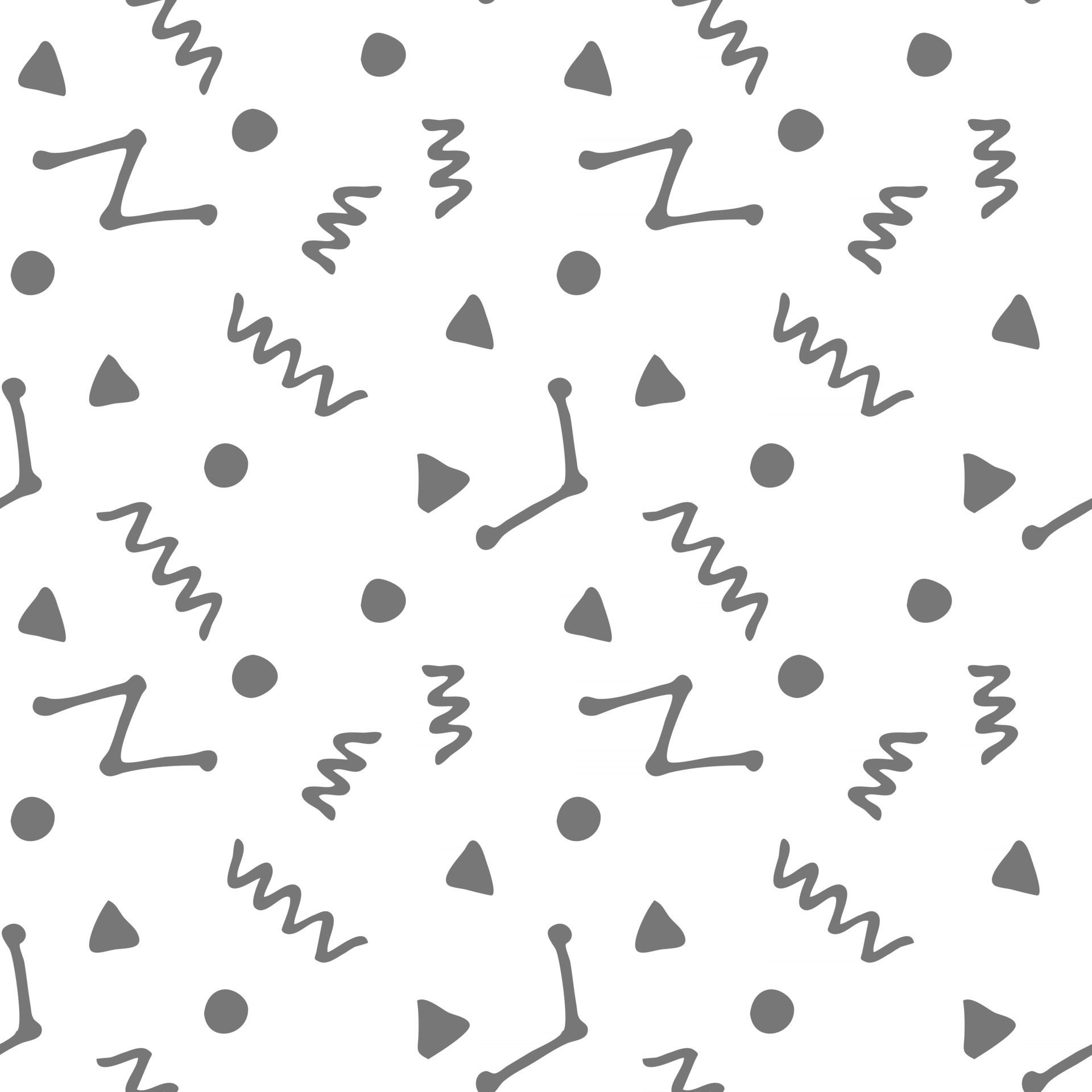 geometric shapes seamless pattern Free Vector