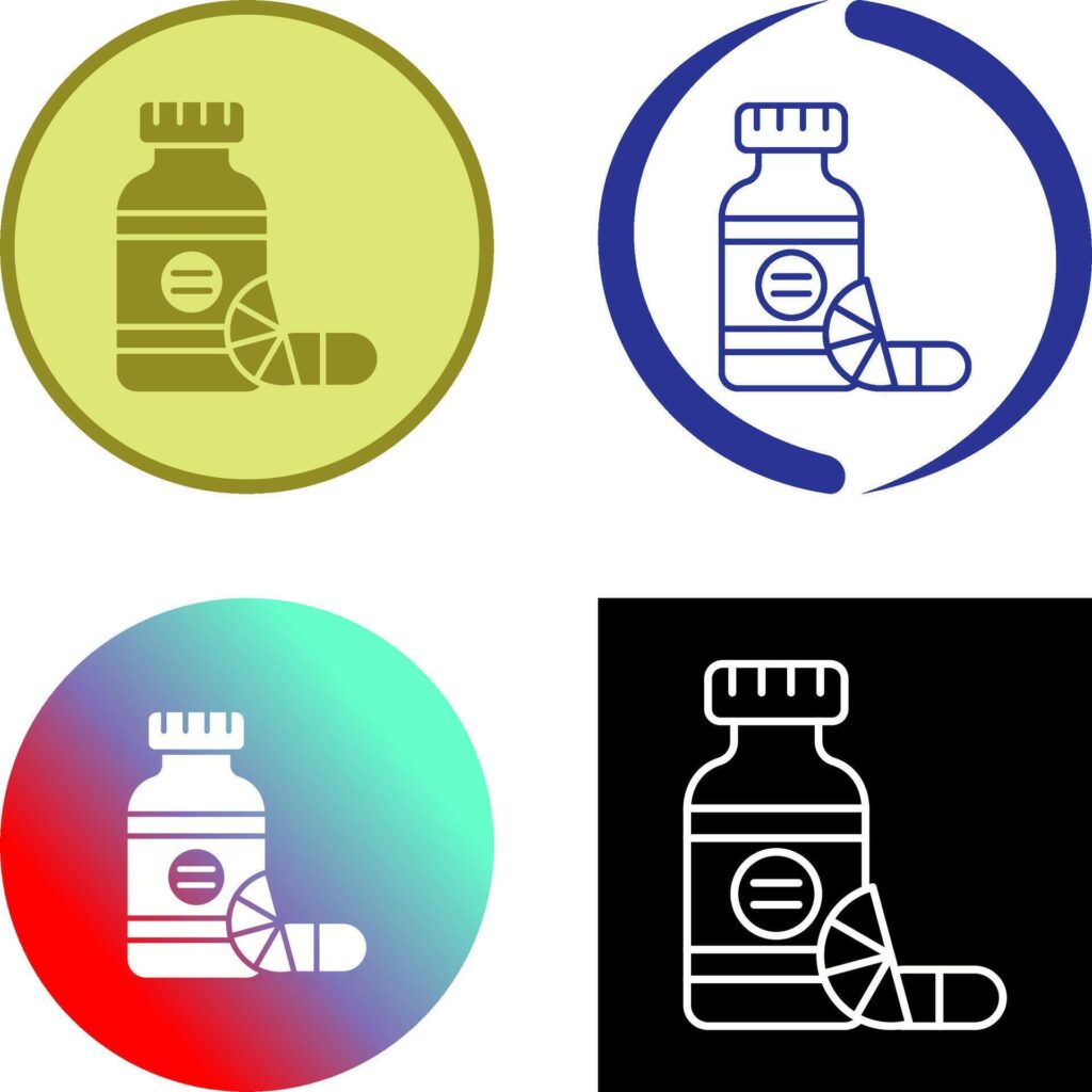 Vitamins Icon Design Stock Free