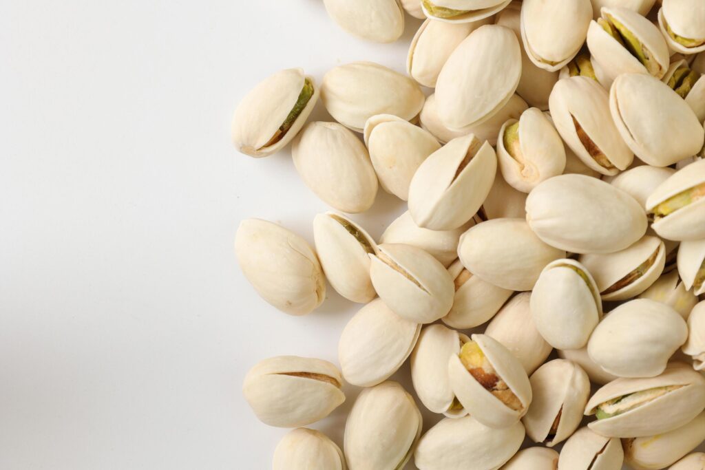 Pistachio nut isolated on white background Stock Free