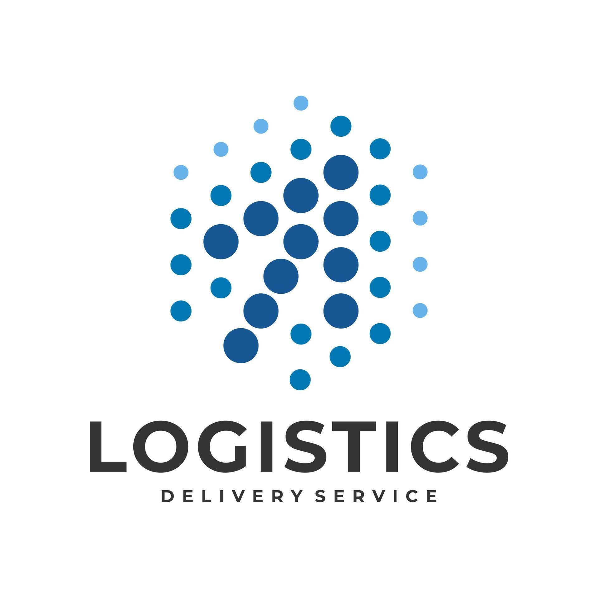 delivery logo. express logistic courier service symbol. arrow symbol vector illustration Stock Free