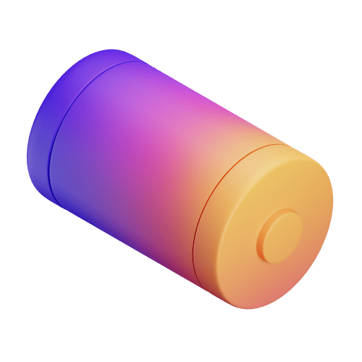 Battery, charge, charging 3D illustration