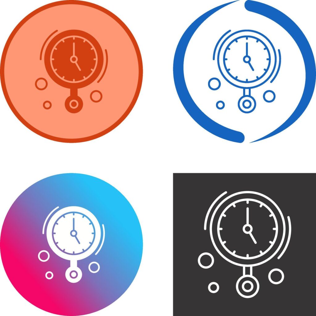 Wall Clock Icon Design Stock Free