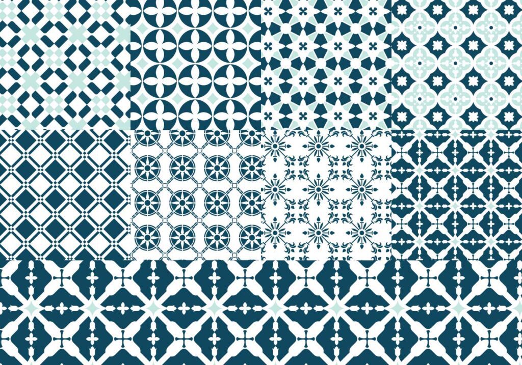 Portuguese Pattern Vector Pack Free Vector and Free SVG