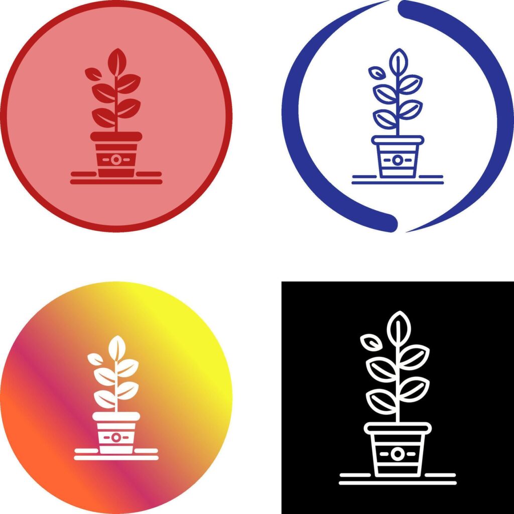 Planting Icon Design Stock Free