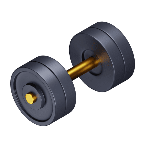 Gym, iso, premium 3D illustration