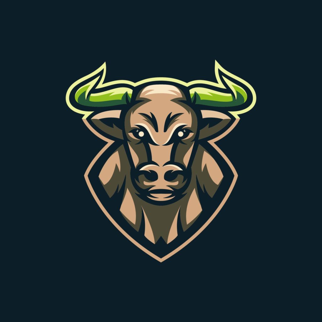 bull e sport logo for your team gaming Stock Free and Free SVG