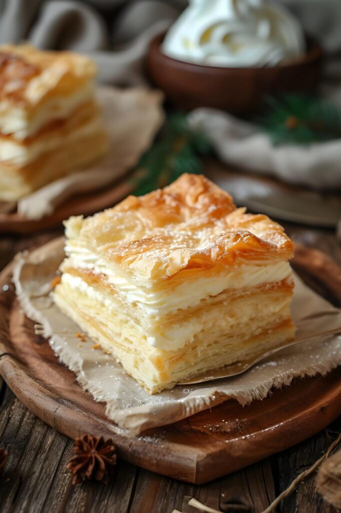 Culinary Heritage Elegant Folk Presentation of Traditional Russian Dessert Free Photo