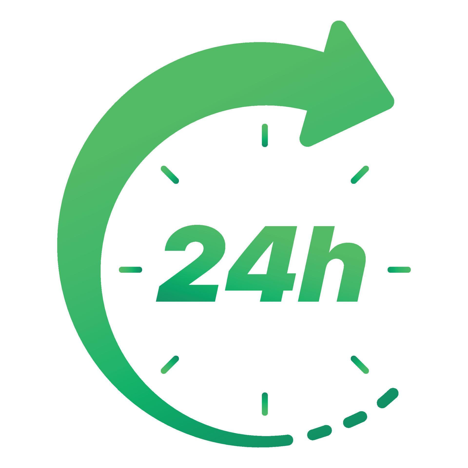 24 Hour Timer Clock Dotted Arrow Stock Free and Free SVG