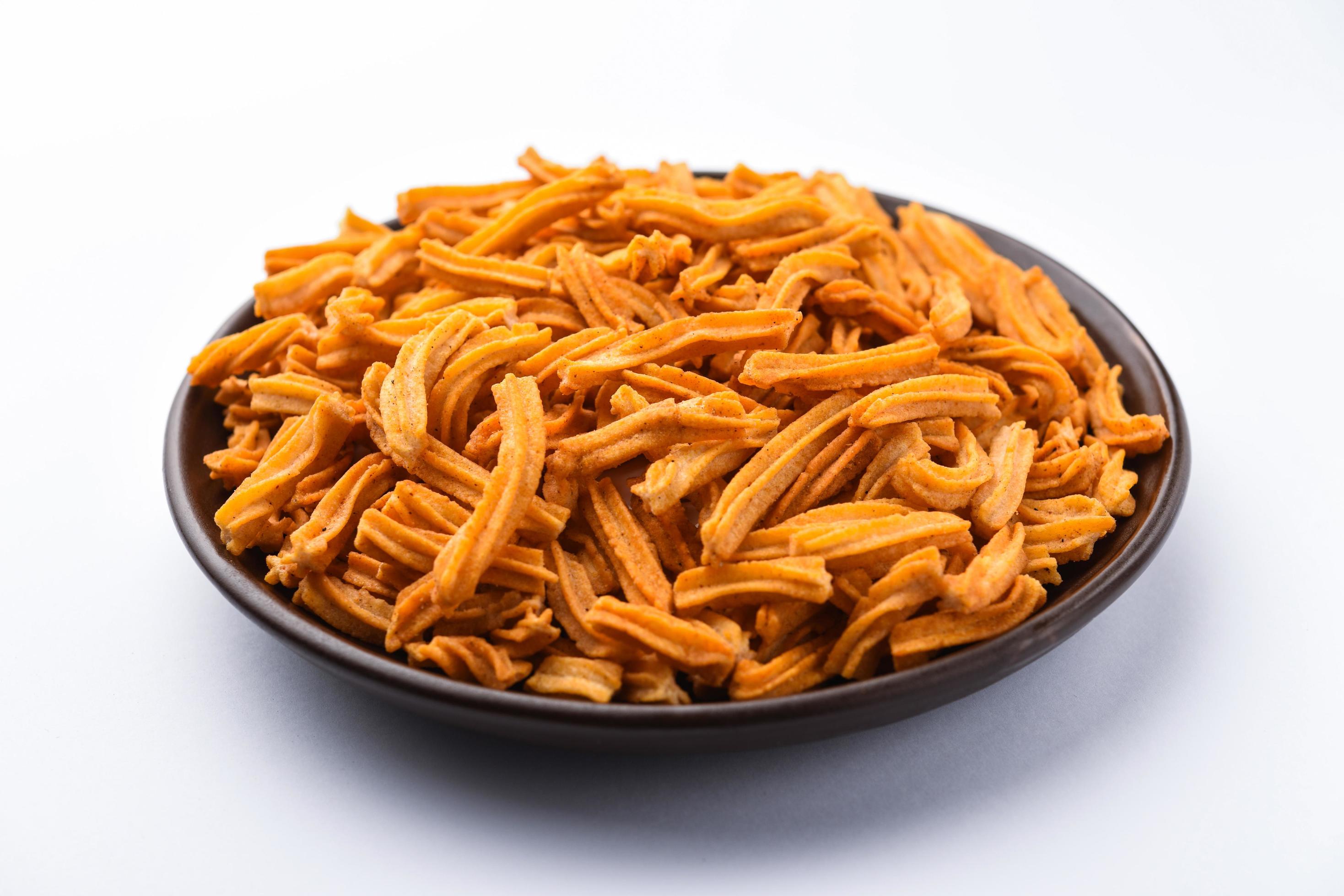 Salted Soya Sticks Indian namkeen food Stock Free