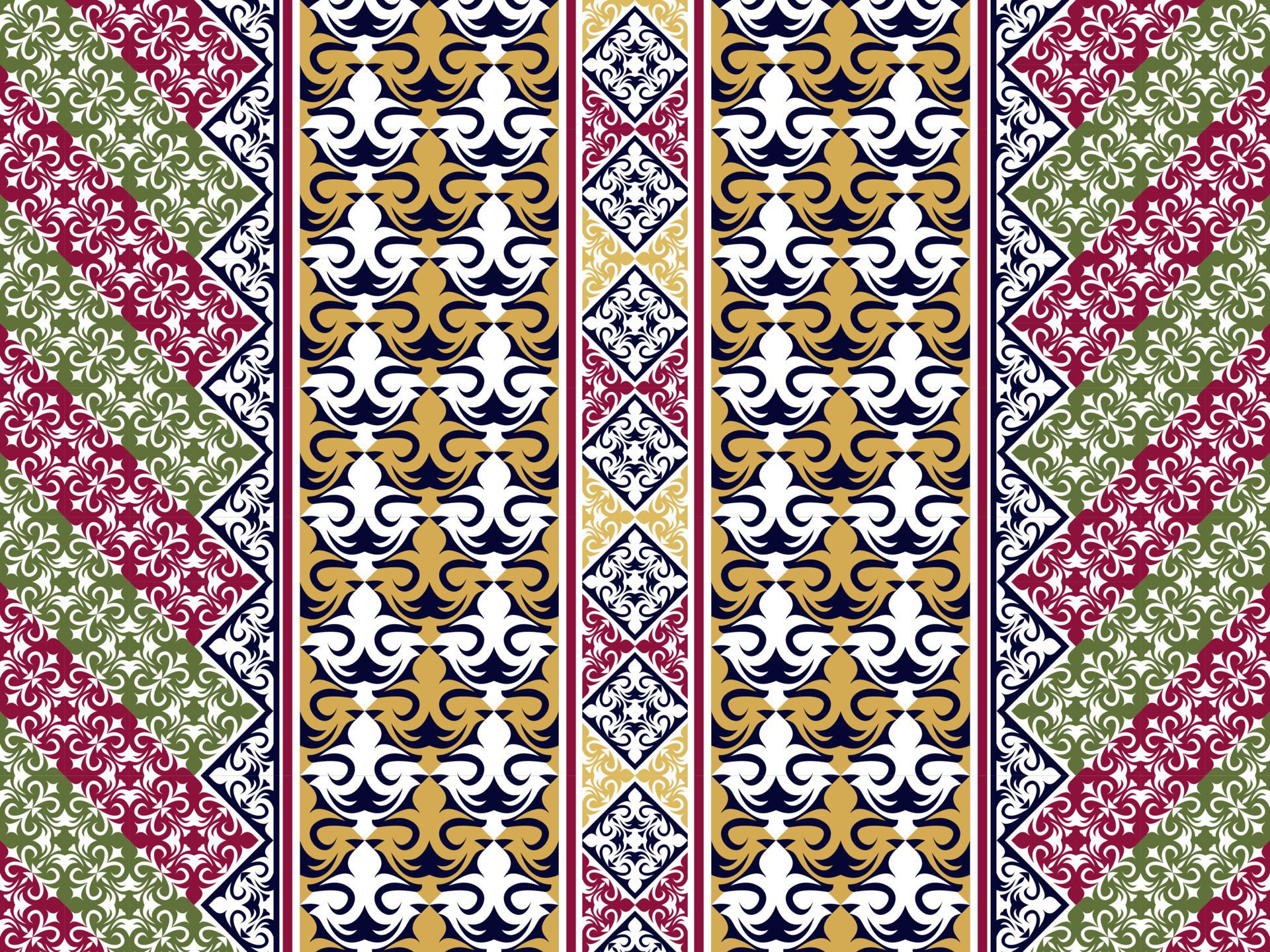 elegant ethnic pattern background Free Vector