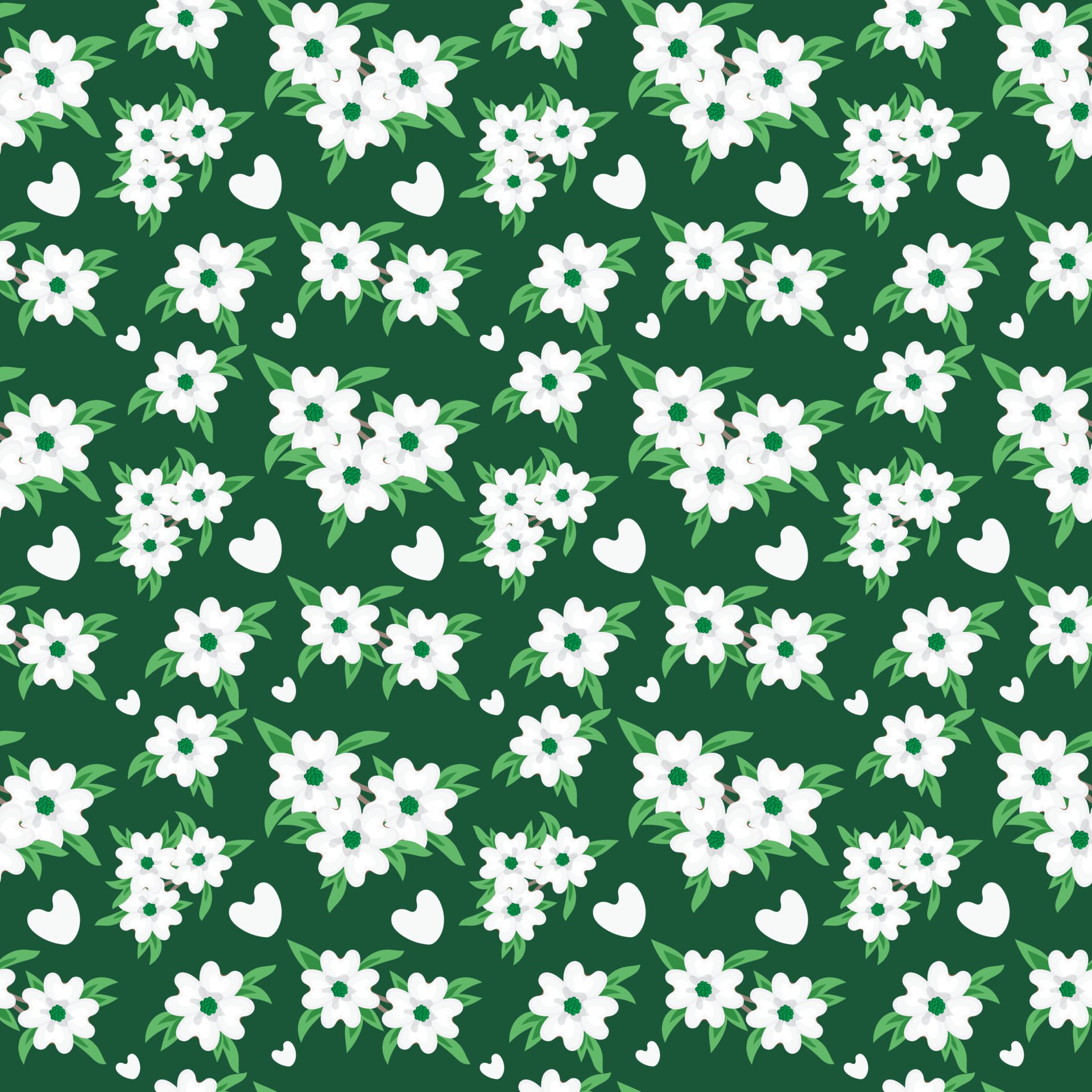 Flower Seamless pattern design Free Vector