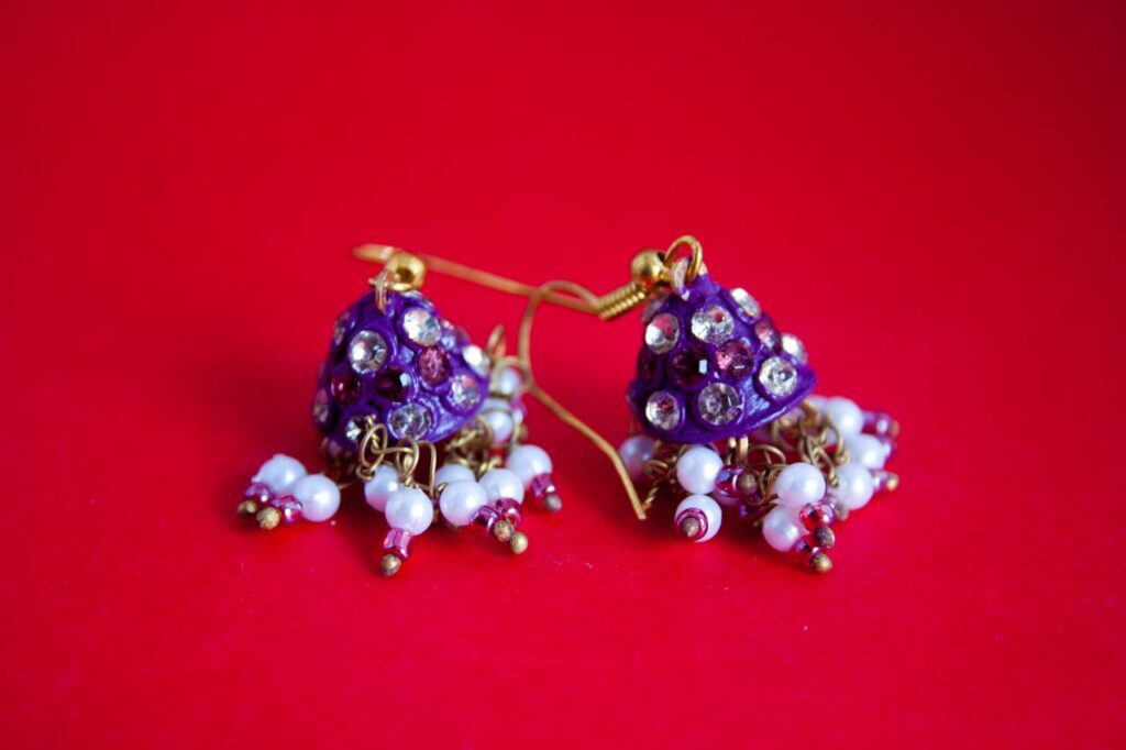 Earrings Blue Stock Free