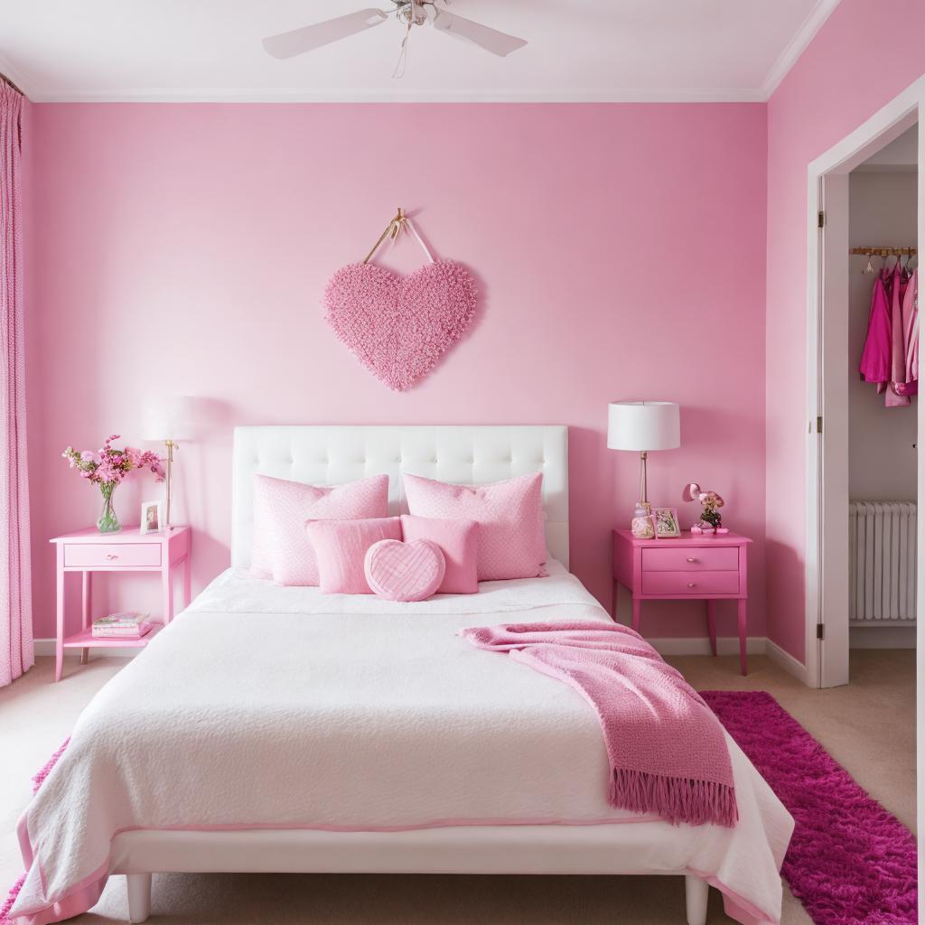 
									Pink bedroom by @u3z7laie by @ai_generated