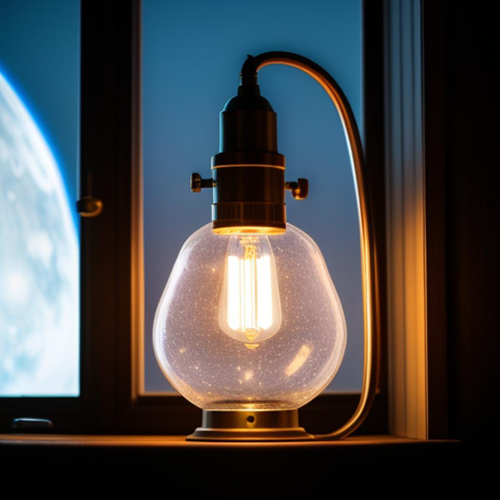 Lampes dans l’espace by by @ai_generated