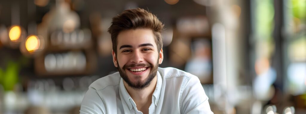 Confident Young Business Professional Smiling at in Office Stock Free