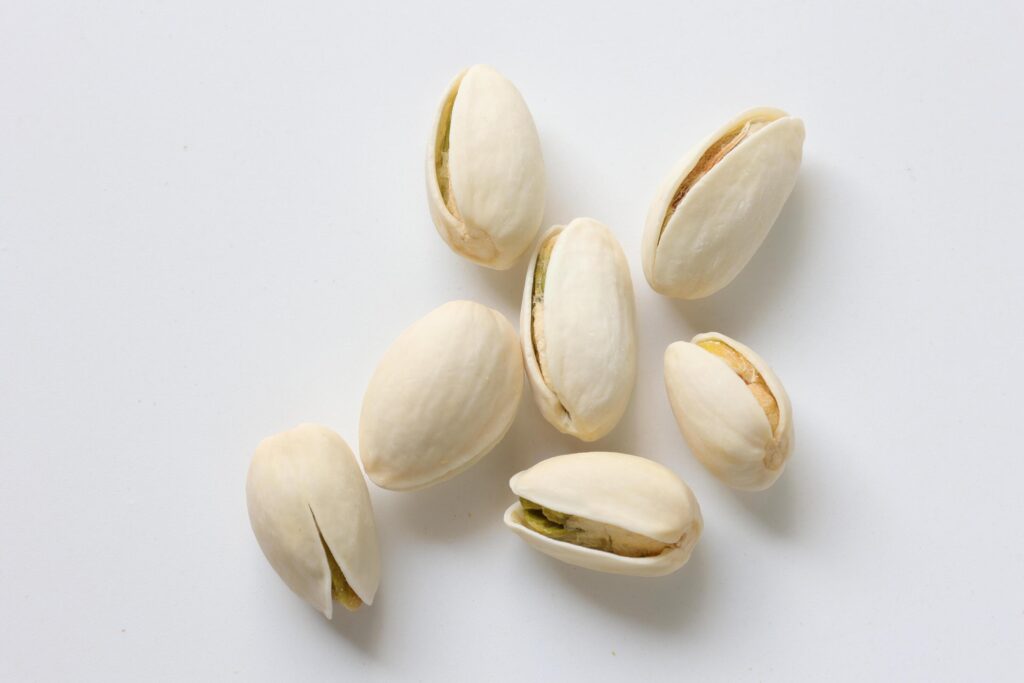 Pistachio nut isolated on white background Stock Free