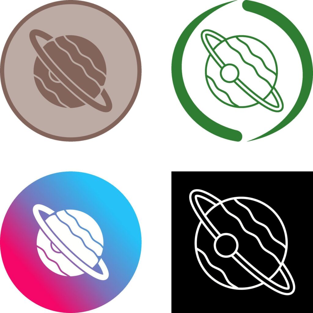 Planet Icon Design Stock Free