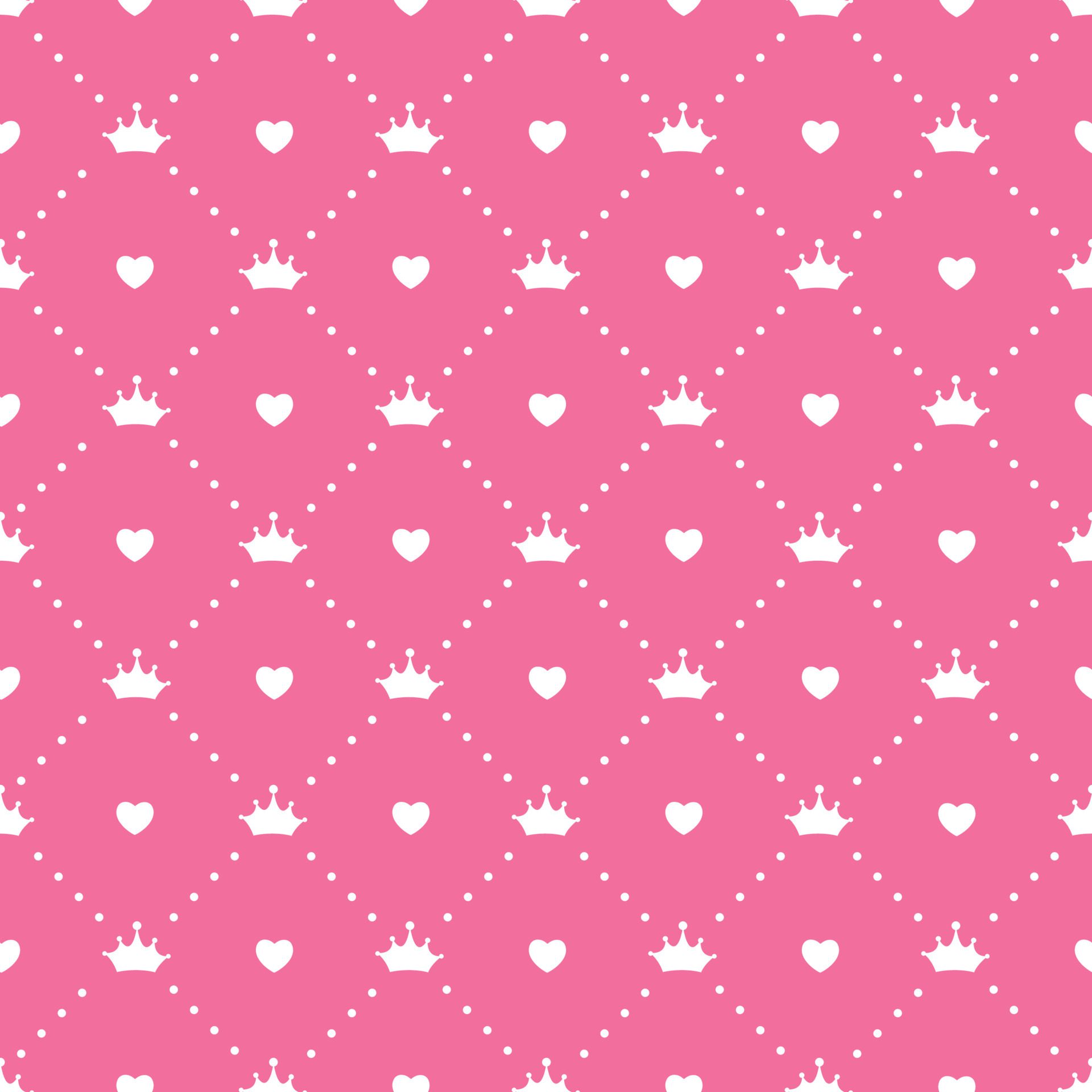 Princess Seamless Pattern Background Vector Illustration Free Vector