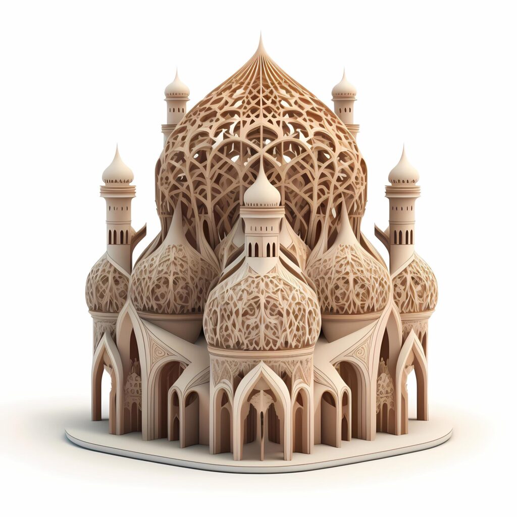 mosque AI Generated Stock Free