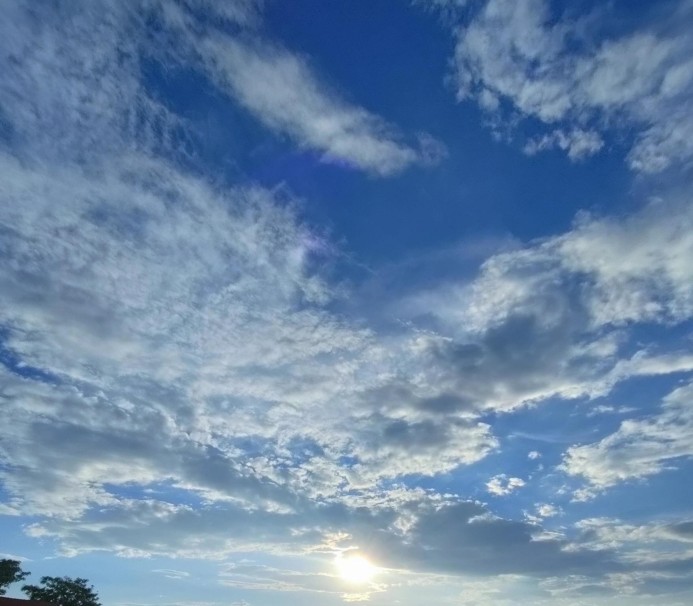 nature sky background cloudy The vast blue sky and clouds. blue sky background with tiny clouds nature. Stock Free Stock Free