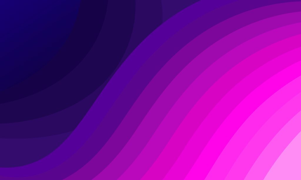 Abstract gradient pink and purple wavy background. Vector illustration. Free Vector and Free SVG