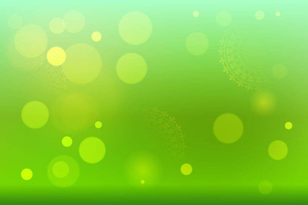 green natural abstract gradient bokeh background. bokeh background for photo album, photo collage etc Free Vector