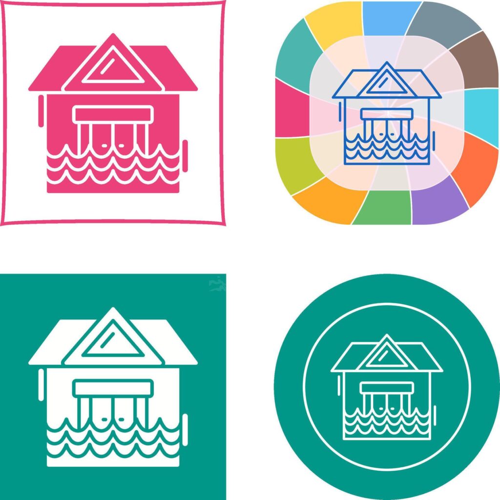 Natural Disaster Icon Design Stock Free