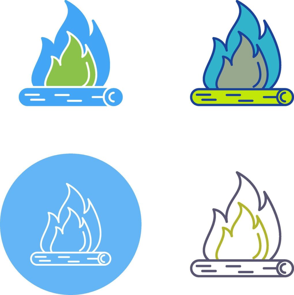 Fire Icon Design Stock Free