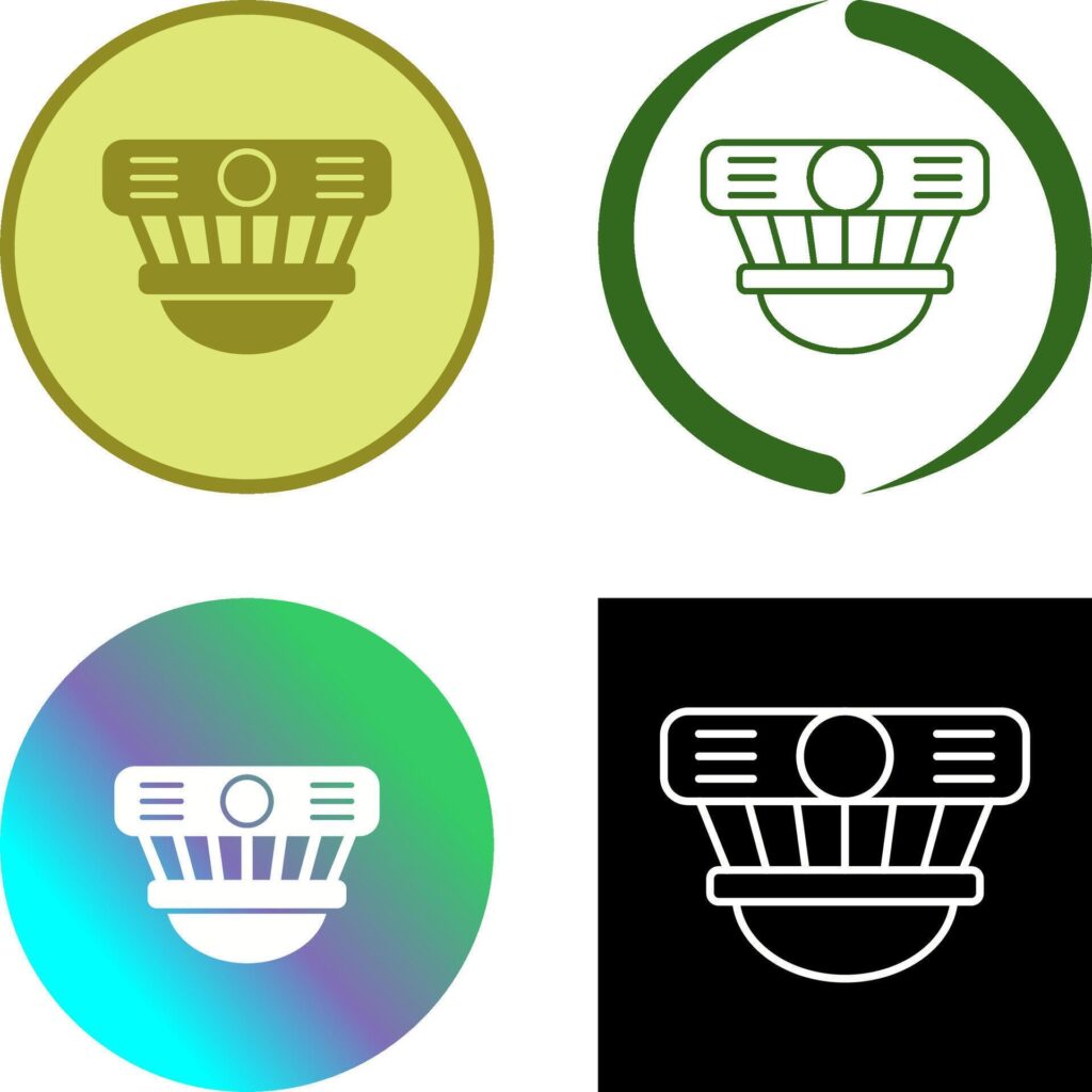 Smoke Detector Icon Design Stock Free