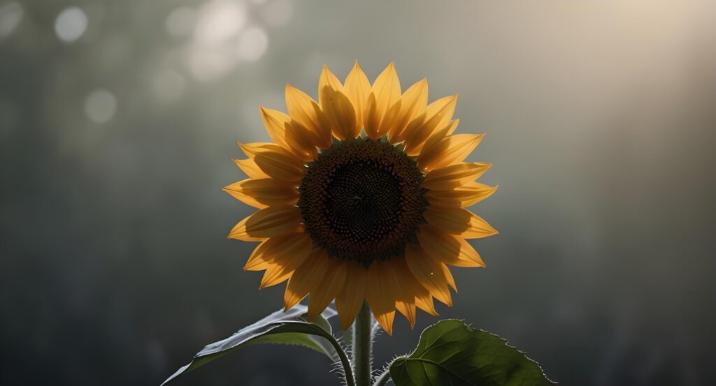 yellow Sun flower background Stock Free