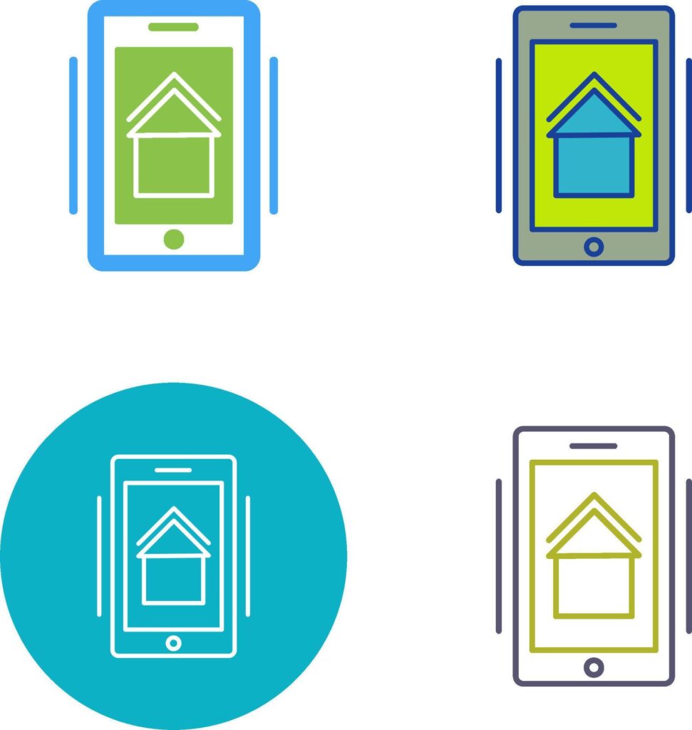 Smart Phone Icon Design Stock Free