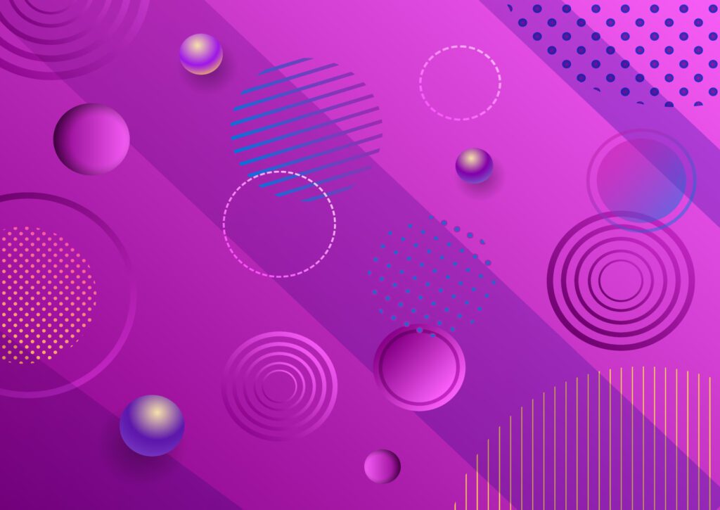 Modern Colorful Abstract Circle Background Free Vector