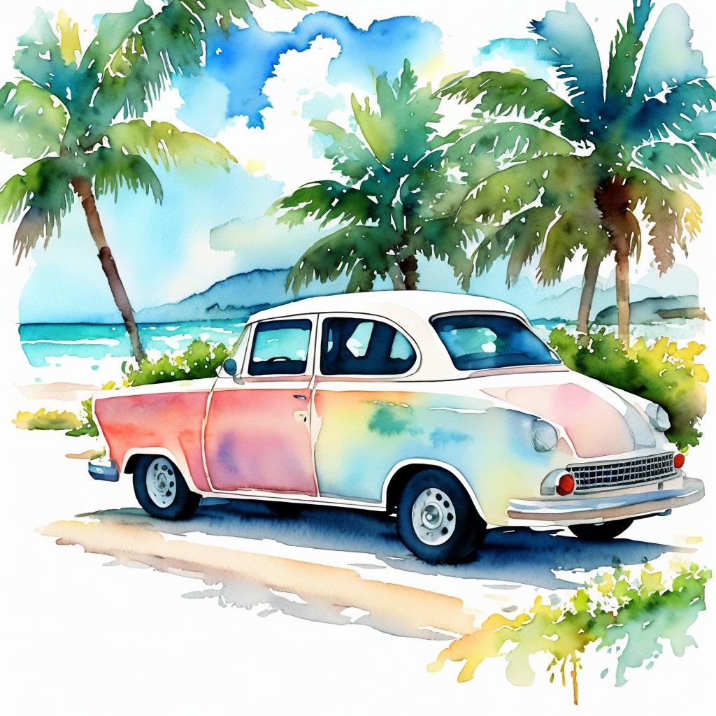 Vacation HD,Watercolor,Transparent,Trending on artstation,Details,Sharp by @ai_generated