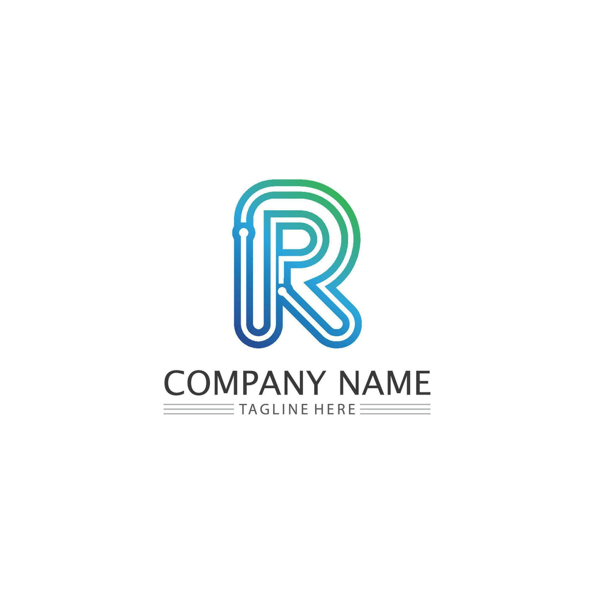 R Letter Arrow vector illustration icon Stock Free and Free SVG