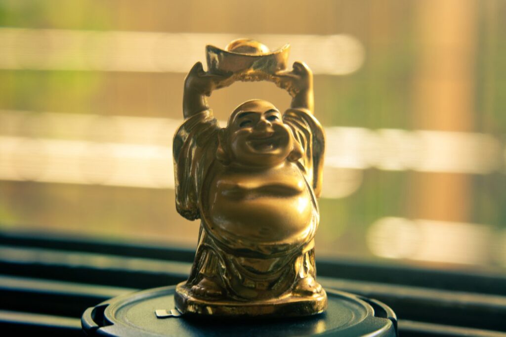 Laughing Buddha Figure Stock Free