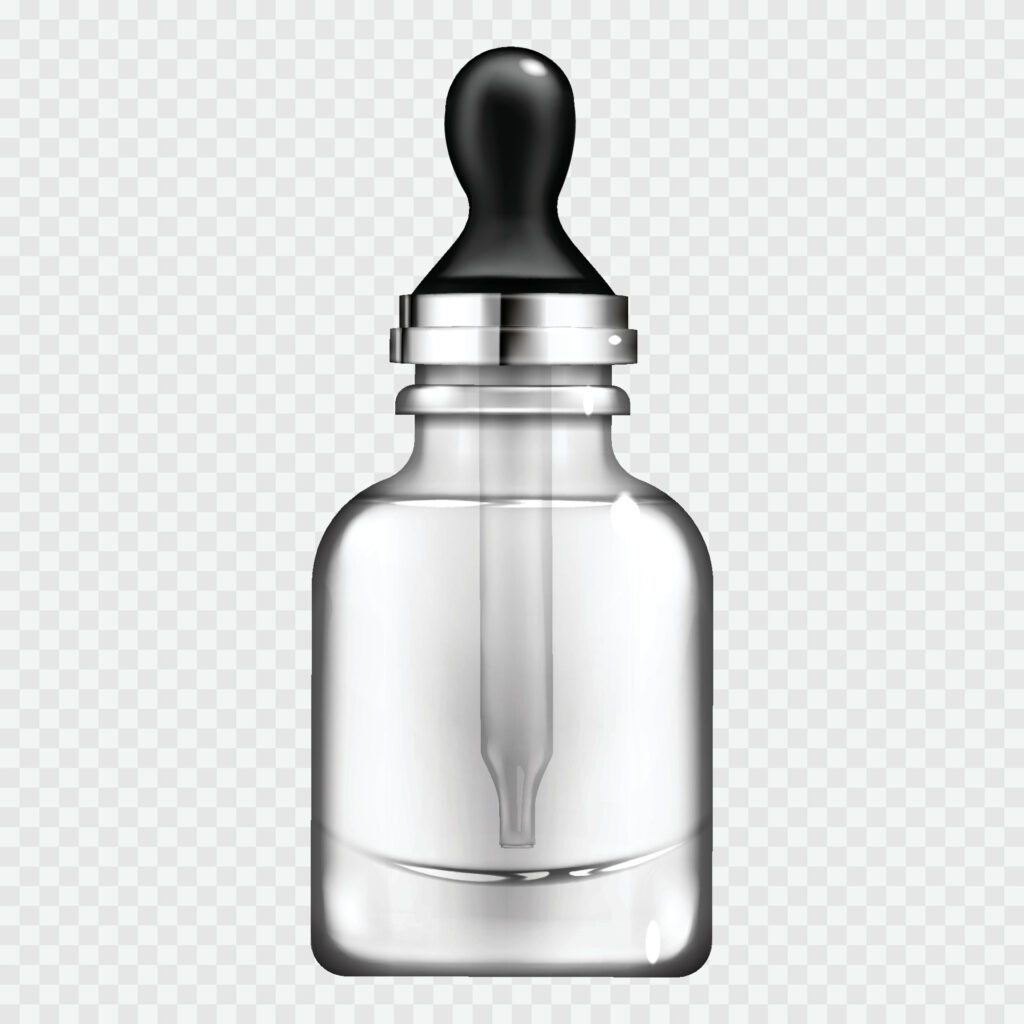 Cosmetics spray bottles isolated icons set on white background illustration Free Vector