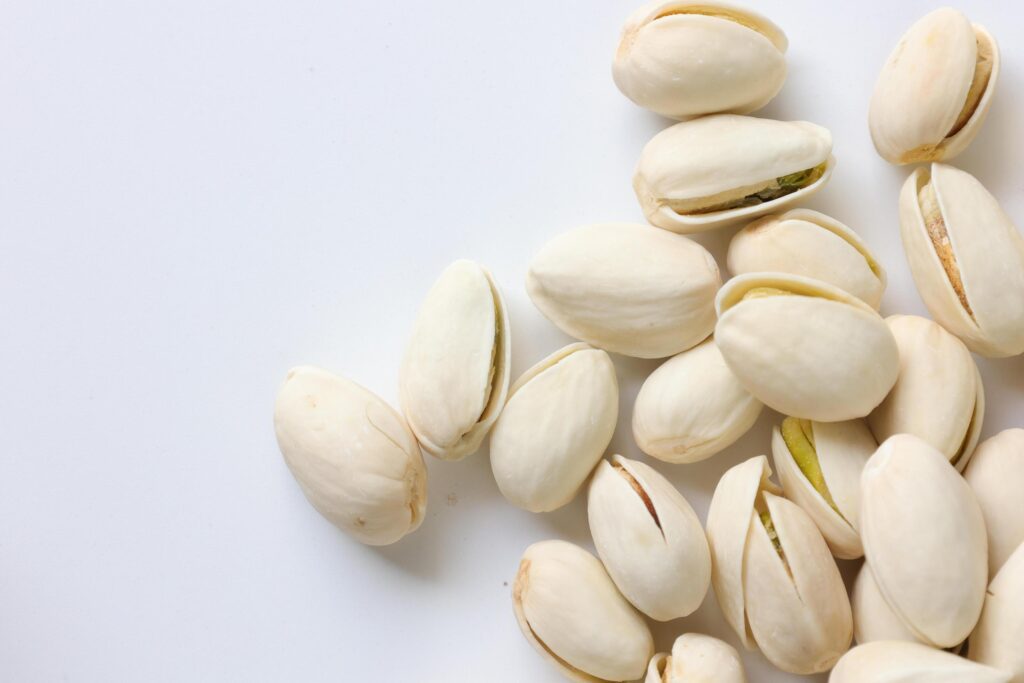 Pistachio nut isolated on white background Stock Free