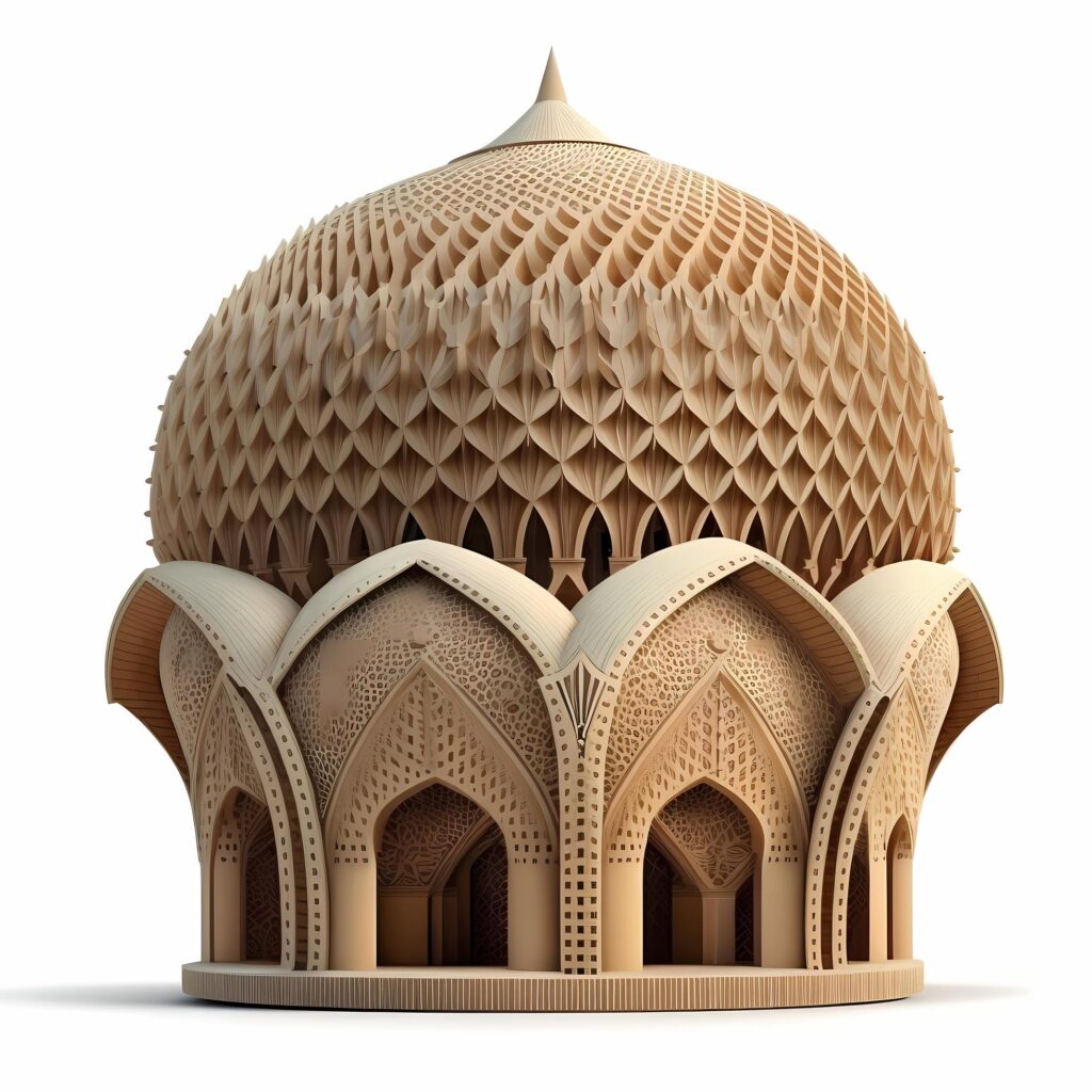 mosque AI Generated Stock Free