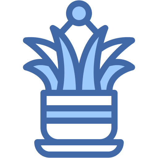 Spider, plant, indoor icon