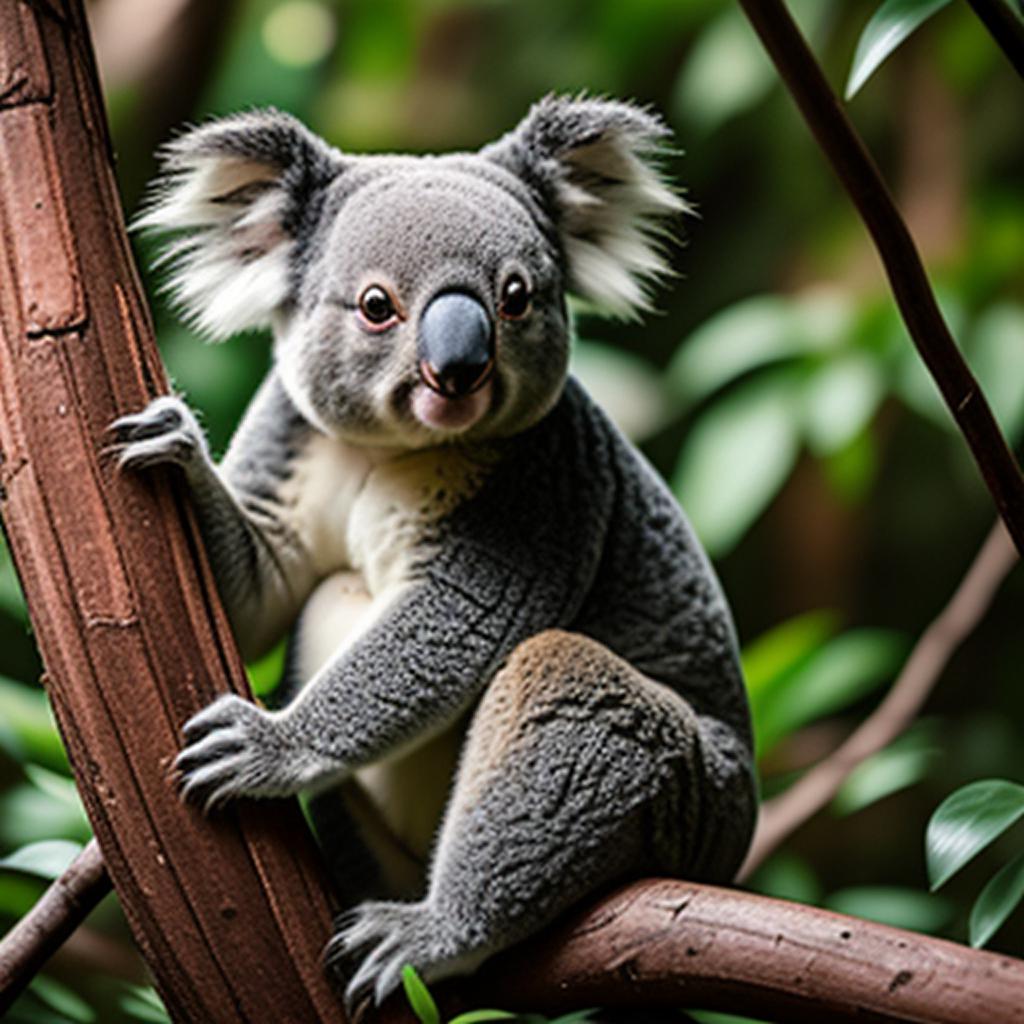 A koala in the by @ai_generated