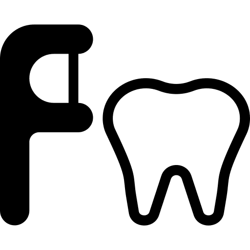 Dental, floss, tools icon