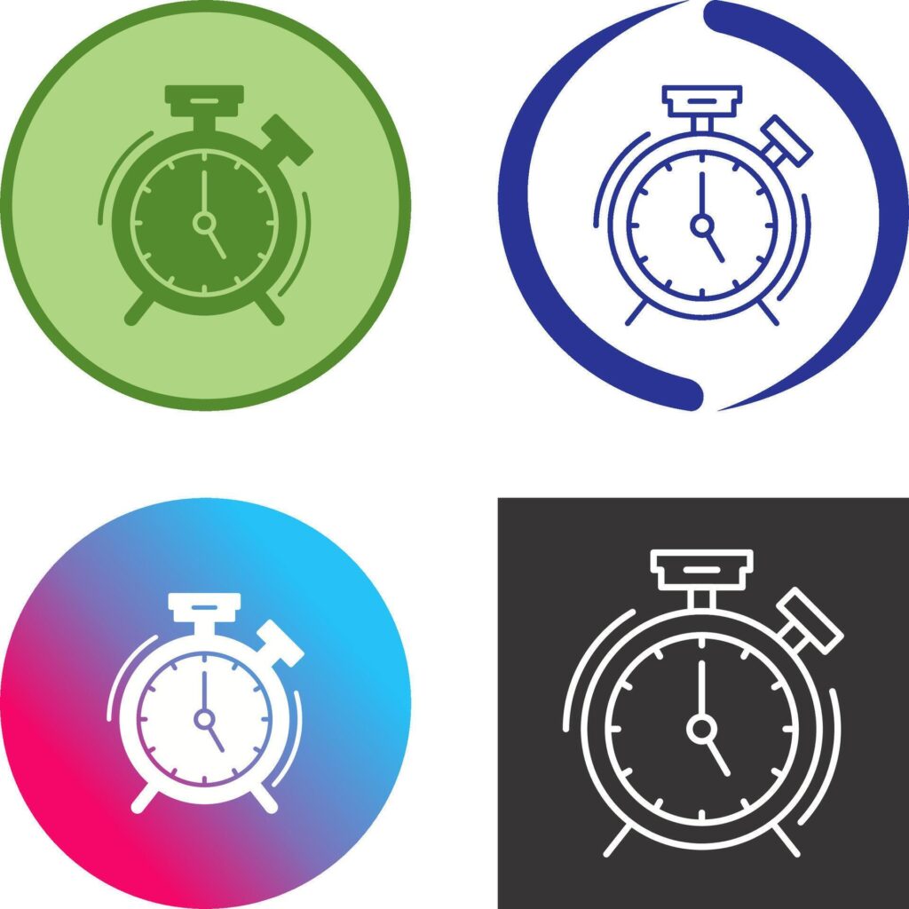 Alarm Clock Icon Design Stock Free