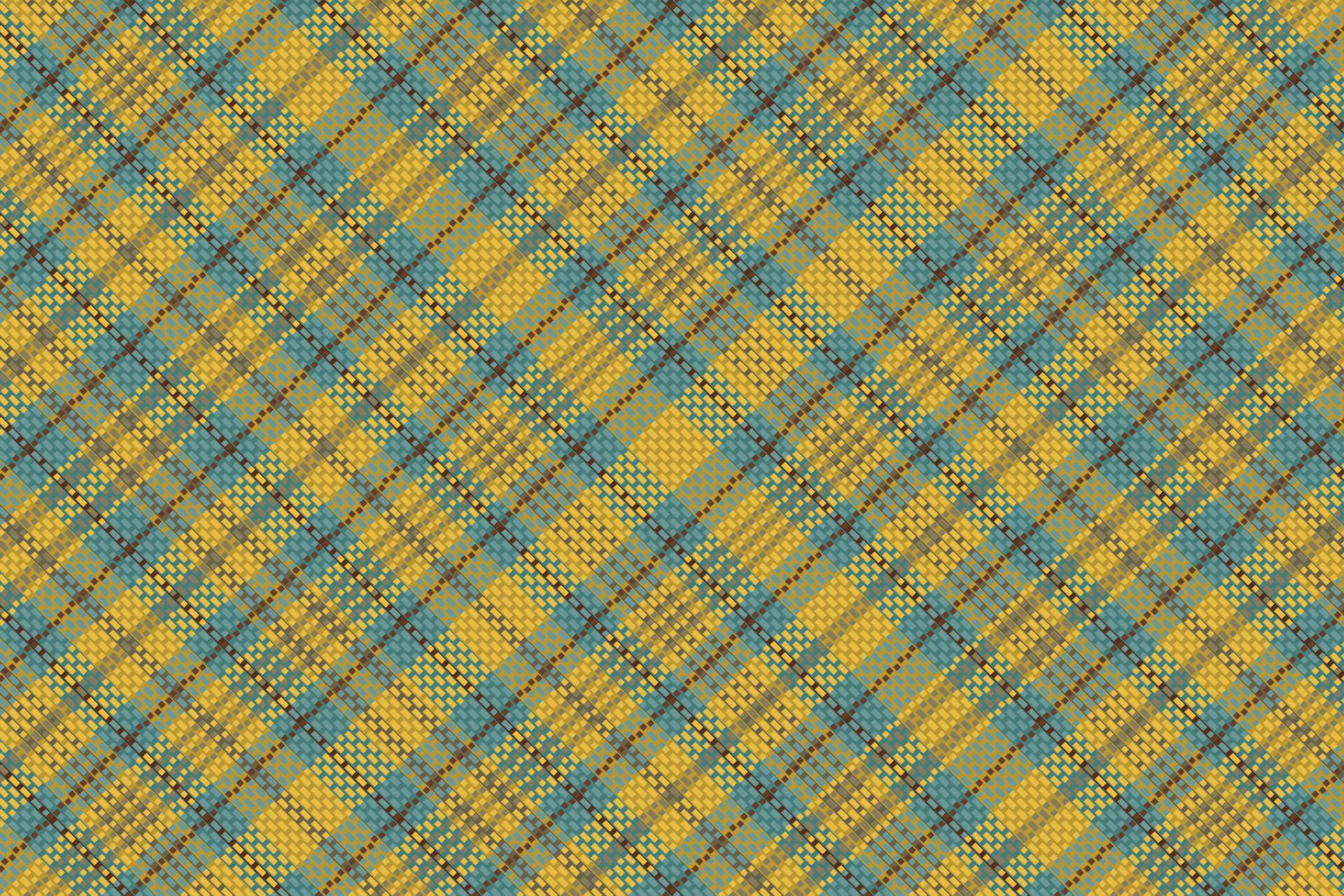 Tartan plaid pattern with texture and warm color. Free Vector